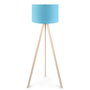 Opviq Lámpara de Pie AYD-1563 Azul y Crema